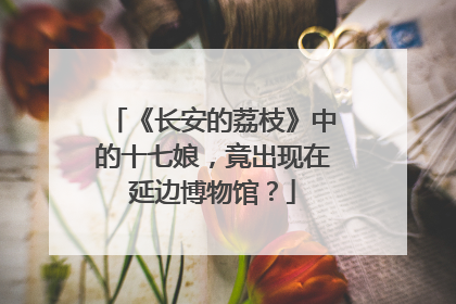 《长安的荔枝》中的十七娘，竟出现在延边博物馆？