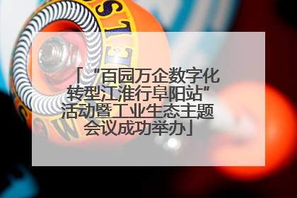 “百园万企数字化转型江淮行阜阳站”活动暨工业生态主题会议成功举办