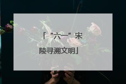 “六一”宋陵寻溯文明