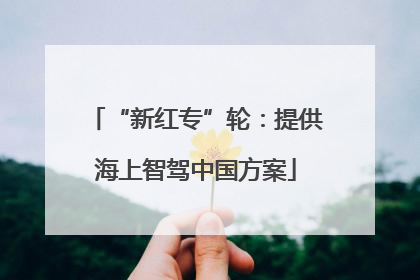 “新红专”轮：提供海上智驾中国方案