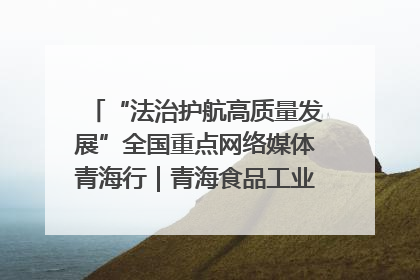 “法治护航高质量发展”全国重点网络媒体青海行｜青海食品工业协会：架起“青字号”美食的产业化桥梁