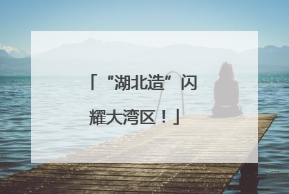 “湖北造”闪耀大湾区！
