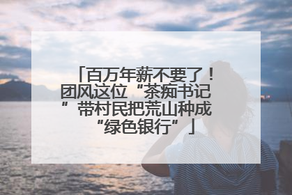 百万年薪不要了！团风这位“茶痴书记”带村民把荒山种成“绿色银行”
