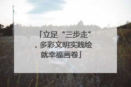 立足“三步走”，多彩文明实践绘就幸福画卷