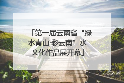 第一届云南省“绿水青山·彩云南”水文化作品展开幕