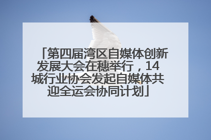 第四届湾区自媒体创新发展大会在穗举行，14城行业协会发起自媒体共迎全运会协同计划