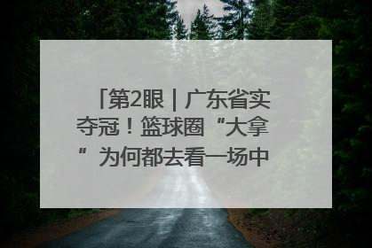 第2眼｜广东省实夺冠！篮球圈“大拿”为何都去看一场中学生比赛？