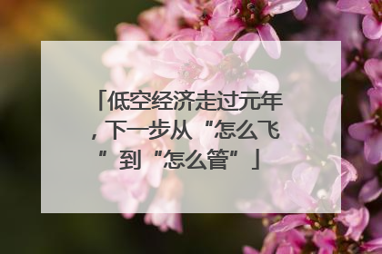 低空经济走过元年，下一步从“怎么飞”到“怎么管”
