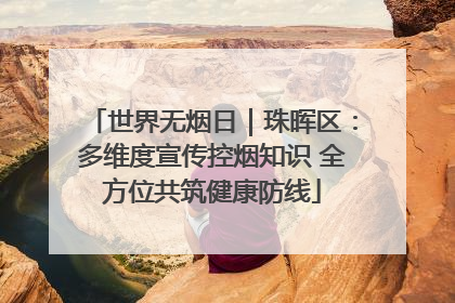 世界无烟日｜珠晖区：多维度宣传控烟知识 全方位共筑健康防线