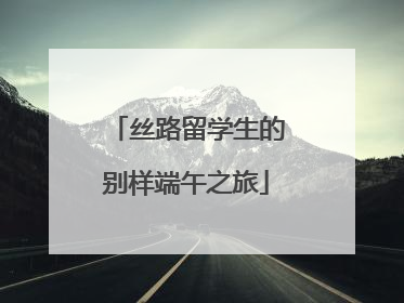 丝路留学生的别样端午之旅