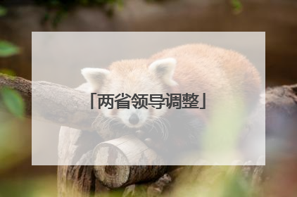 两省领导调整