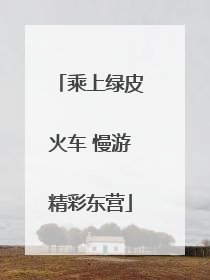 乘上绿皮火车 慢游精彩东营