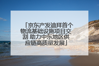 京东产发迪拜首个物流基础设施项目交割 助力中东地区供应链高质量发展