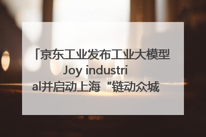 京东工业发布工业大模型Joy industrial并启动上海“链动众城 万亿降本”计划