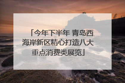今年下半年 青岛西海岸新区精心打造八大重点消费类展览
