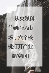 从央媒科普到百亿市场，六个核桃打开产业新空间