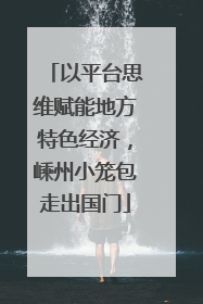 以平台思维赋能地方特色经济，嵊州小笼包走出国门