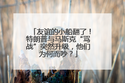 友谊的小船翻了！特朗普与马斯克“骂战”突然升级，他们为何而吵？