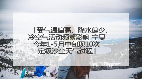 受气温偏高、降水偏少、冷空气活动频繁影响 宁夏今年1-5月中旬现10次定级沙尘天气过程