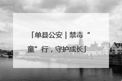 单县公安｜禁毒“童”行，守护成长