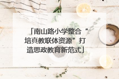 南山路小学整合“培真教联体资源”打造思政教育新范式