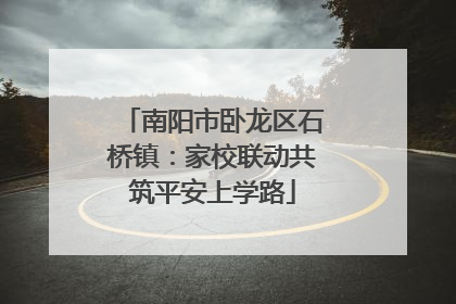 南阳市卧龙区石桥镇：家校联动共筑平安上学路