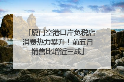 厦门空港口岸免税店消费热力攀升！前五月销售比增近三成