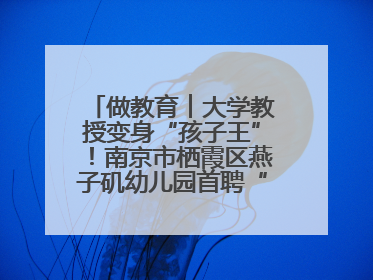 做教育︱大学教授变身“孩子王”！南京市栖霞区燕子矶幼儿园首聘“科学副园长”点燃萌娃科学梦