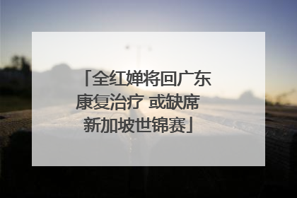 全红婵将回广东康复治疗 或缺席新加坡世锦赛