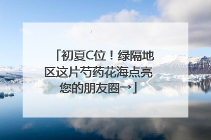 初夏C位！绿隔地区这片芍药花海点亮您的朋友圈→
