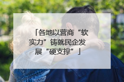 各地以营商“软实力”铸就民企发展“硬支撑”