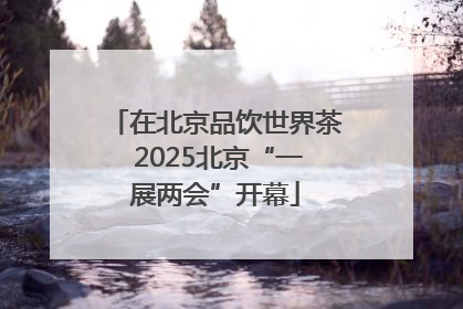 在北京品饮世界茶 2025北京“一展两会”开幕