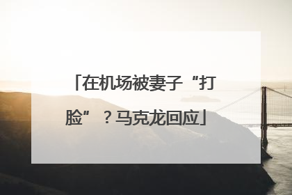 在机场被妻子“打脸”？马克龙回应