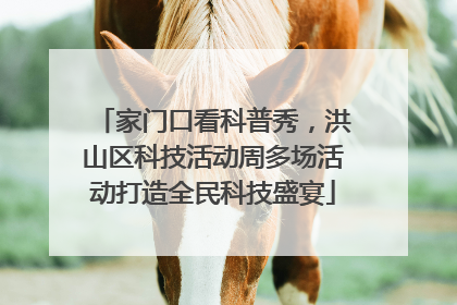 家门口看科普秀，洪山区科技活动周多场活动打造全民科技盛宴