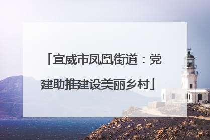 宣威市凤凰街道：党建助推建设美丽乡村