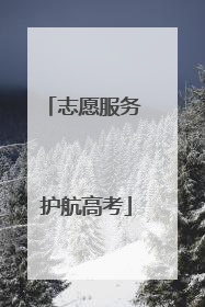 志愿服务 护航高考