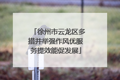 徐州市云龙区多措并举强作风优服务提效能促发展