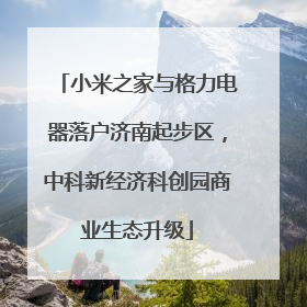 小米之家与格力电器落户济南起步区，中科新经济科创园商业生态升级