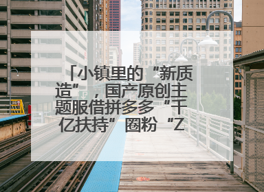 小镇里的“新质造”，国产原创主题服借拼多多“千亿扶持”圈粉“Z世代”