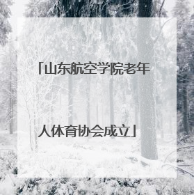 山东航空学院老年人体育协会成立