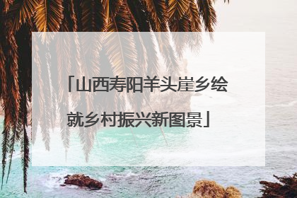 山西寿阳羊头崖乡绘就乡村振兴新图景
