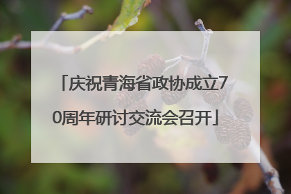 庆祝青海省政协成立70周年研讨交流会召开
