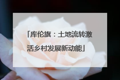 库伦旗：土地流转激活乡村发展新动能