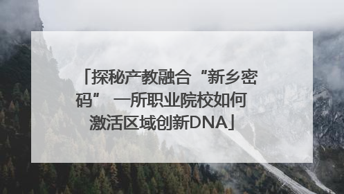 探秘产教融合“新乡密码” 一所职业院校如何激活区域创新DNA
