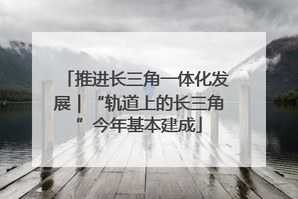 推进长三角一体化发展｜“轨道上的长三角”今年基本建成