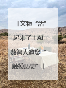 文物“活”起来了！AI数智人邀您“触摸历史”