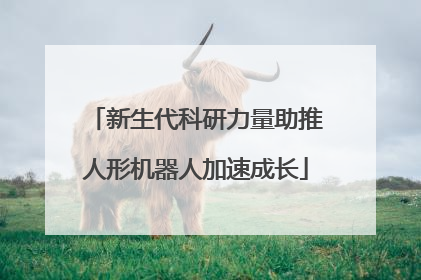 新生代科研力量助推人形机器人加速成长