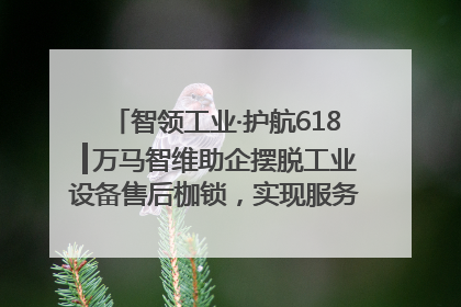 智领工业·护航618┃万马智维助企摆脱工业设备售后枷锁，实现服务与效能价值共振！