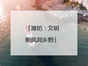 潍坊：文明新风润乡野