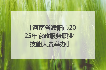 河南省濮阳市2025年家政服务职业技能大赛举办